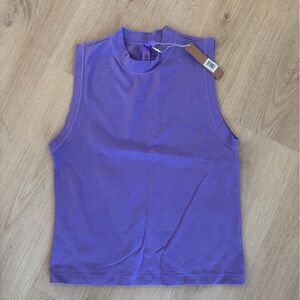 Skims Purple Sleeveless Top